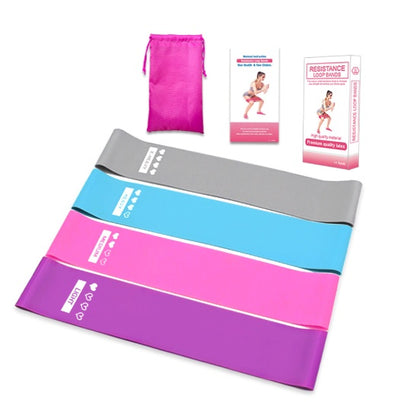 Rubber Resistance Band For Fitness Gym Leagues Equipment Sports Mini Yoga