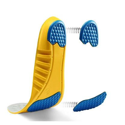 Men's And Women's Fashion Thickened Velvet PU Insoles