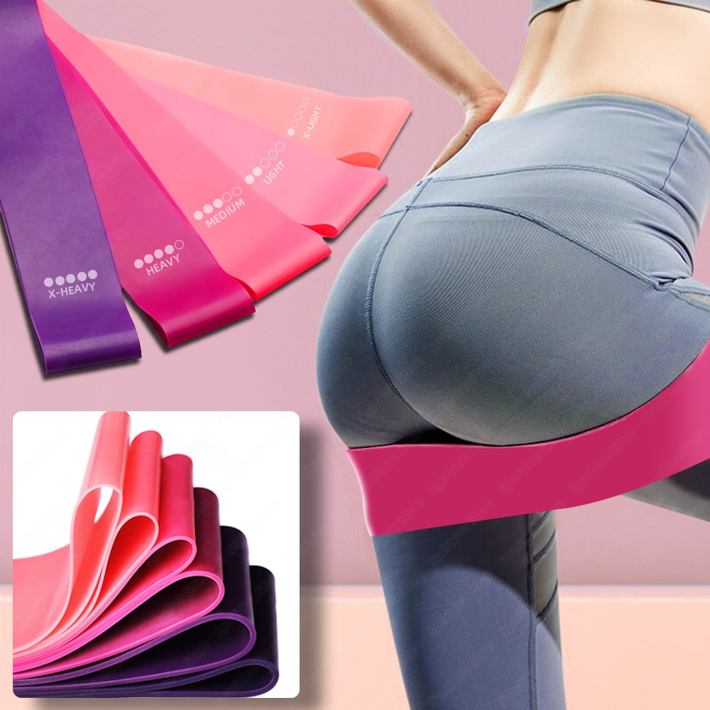 Rubber Resistance Band For Fitness Gym Leagues Equipment Sports Mini Yoga