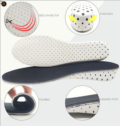 [US Ready] Men Women Invisible Height Increase Insoles Heel Lift Taller Shoe Inserts Pad
