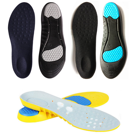 Men's And Women's Fashion Thickened Velvet PU Insoles