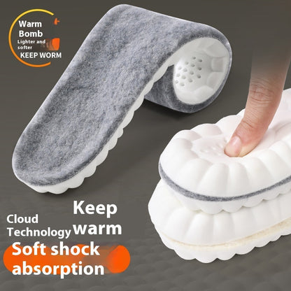 Thick Warm Real Cashmere Insoles