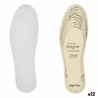 Stencils Sport White Cotton Latex Insoles