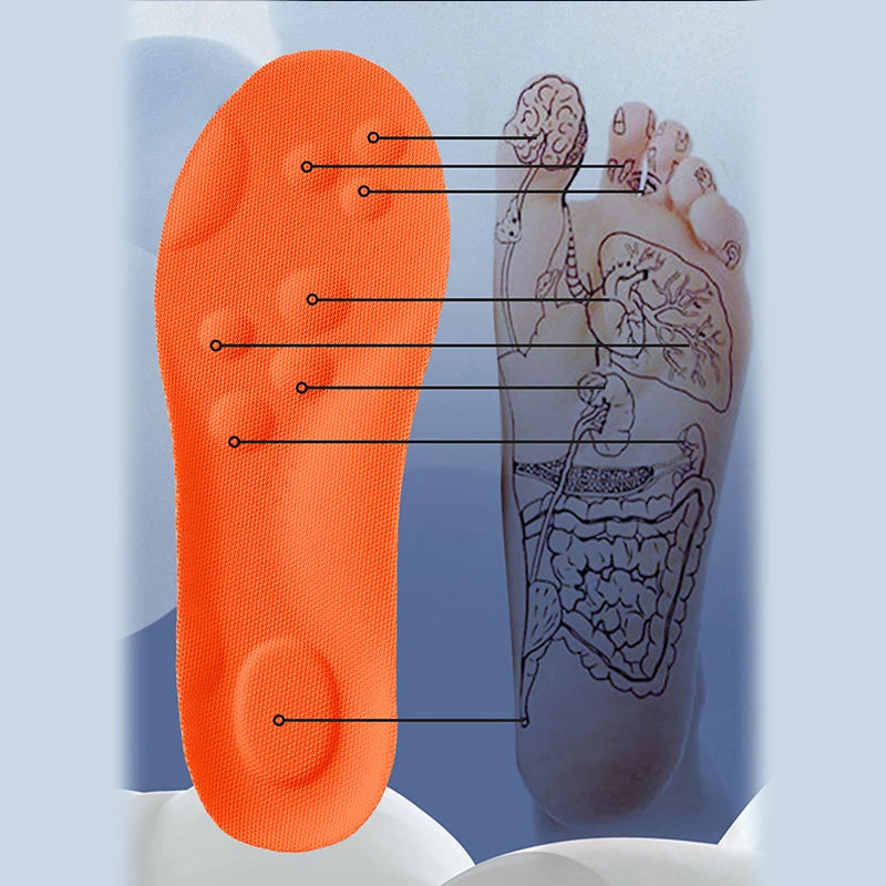 Latex Sport Insoles Soft High Elasticity